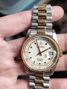 瑞士五星上将自动表,2834-2机芯,锁把,镶钻表,全部原装