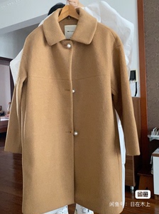 呢子大衣中长款棉立方流行赫本风秋冬毛呢外套，全新但穿大了半价