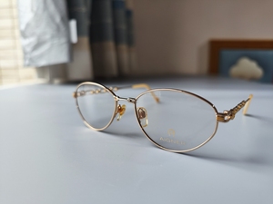 金眼镜 眼镜框 金色眼镜 金色  aigner