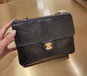 000人付款淘宝香奈儿chanel蜥蜴皮cf大mini.
