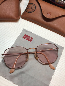 太阳眼镜六边形,王嘉尔同款,全新,粉红色的镜allisonmohanad1200