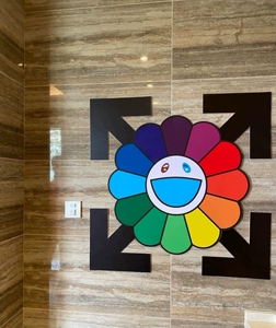 【村上隆太阳花潮牌网红装饰挂饰摆件】时尚潮流霓虹灯发光字招牌