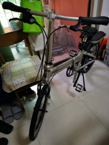 eiosix 犀牛,变速(10速)折叠自行车(20寸),铝合