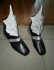 【定做】贞德cos鞋盔甲鞋铠甲鞋fgo贞德鞋甲fate白贞初