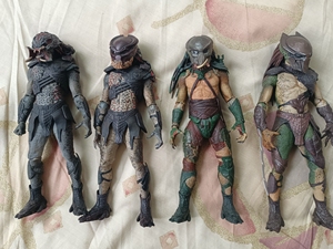 neca铁血战士,狮驼岭,狮面,露脸狮面,鹰面象面已出!张嘴