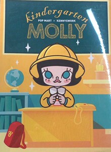 泡泡玛特 molly 幼稚园小丑女bjd
