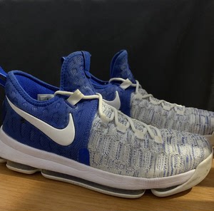 nike kd9 杜兰特 蓝白 篮球鞋  844382-41