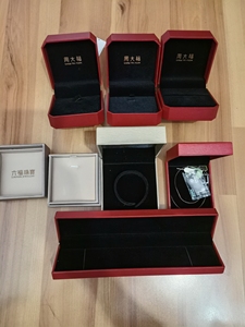 周大福首饰盒梦金园项链盒