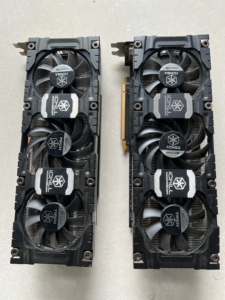 两张映众gtx760 2g冰龙超级版显卡 成色如图,无修无病
