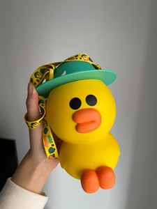 line friends 萨莉鸡sally水壶 带吸管的 官