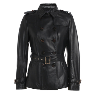 five plus577绵羊皮风衣,s码,几乎全新,皮质非常好