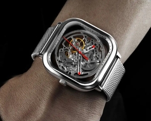 小米镂空机械手表玺佳