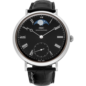 8新]iwc万国月相手动机械手表男iw544801正品腕表