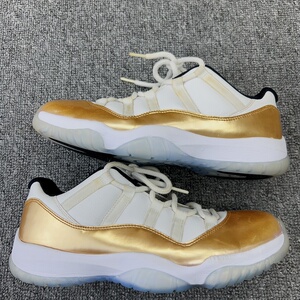 【淘优中古】正品耐克aj11low白金43码aj11白蛇康扣