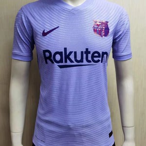 全新21-22巴萨罗那客场足球衣球员版10号梅西定制泰版运动