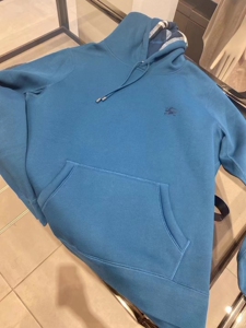 burberry 巴宝莉 男士连帽卫衣 宝蓝色l号 战马标