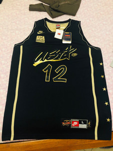 nike经典nba梦之队 黑金球衣 名人堂球员约翰斯托克顿