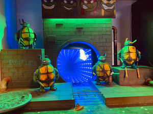 变形蛋改造,变形精灵爆改改忍者神龟.做的下水道场景,纯创意场