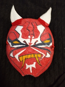 闲置乐高幻影忍者面具,经典三款,红色诡异面具,橘色欺诈面具