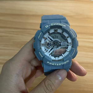 卡西欧手表g-shock 牛仔蓝配色