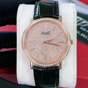 一口价98新伯爵38mm手表男士后镶钻18k金满天星手动机械瑞士腕表