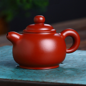 新品特惠国工闵祥君 古韵鸡血大红袍180cc 宜兴名家正宗纯手工