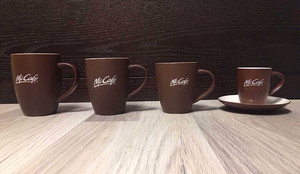 全新正品麦当劳咖啡杯mc cafe陶瓷杯