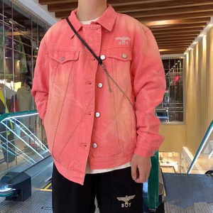 正品boylondon 扎染牛仔夹克 外套