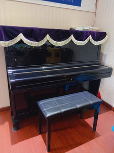 韩国原装进口英昌u3好录歌所罗门永昌黑色家用二手钢琴,品质非