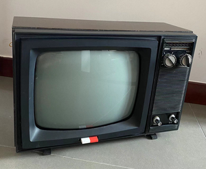 老式电视机,飞跃9ds4黑白电视机9寸  飞跃黑白电视收音两