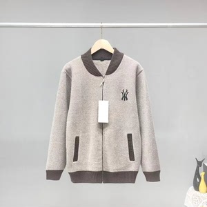 gucci古驰ny联名水貂绒绒加绒加厚开衫毛衣!