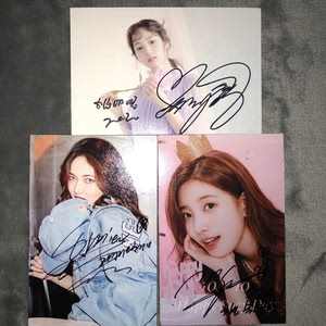 朴敏英 秀智 泫雅 亲笔签名照接to签名