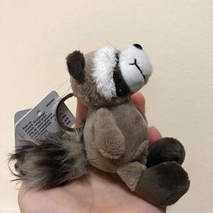 nici可爱小浣熊小熊钥匙扣毛绒公仔包包挂件钥匙扣卡通学生迷