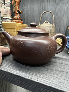 刘浩,吴新军紫砂壶 底槽清
