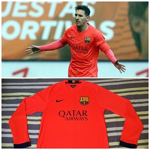 同款货源欣欣球衣2018淘宝巴萨14-15-16-17-18赛季主场球衣梅西