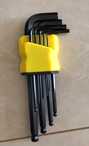 9件套清仓德国品质高硬度内六角扳手套装多功能六棱扳手六边形工