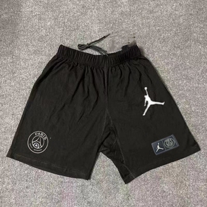 5248小时物流#次日秒发,速干运动美式短裤男aj联名巴黎圣