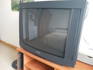 34寸飞利浦电视,老款crt显像管,屏幕尺寸66×50厘米