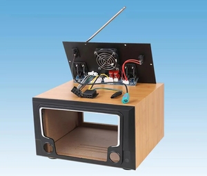 大众原车cd机改家用音响机箱木箱外壳宝来朗逸途观速腾迈腾主机