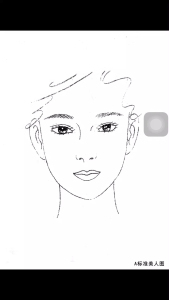 化妆师全套彩妆化妆练习图108张 纸妆素描美人图 手绘模板