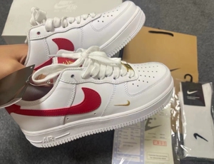 nike耐克女鞋正品2022秋季新款空军一号红勾运动鞋小白板