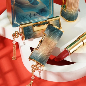 花西子雕花口红锦绣如意锁套盒国风哑光雾面丝绒情人节礼物 宝石