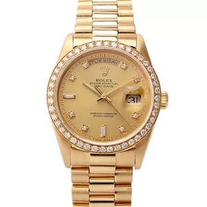 5新]劳力士日志型日历星期18k黄金瑞士正品男士手表