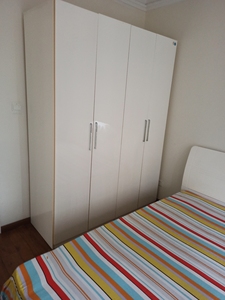 二手掌上明珠衣柜,长1.6米,高2.2米,厚58厘米,九成新