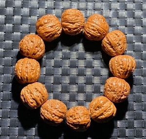 【西山龙爪官印野生小核桃手串】门头沟出品,尺寸20mm左右一