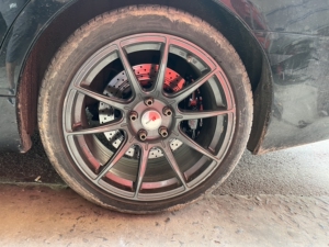 丰田锐志改装18寸钢圈,8.5j,带轮胎出,有5个