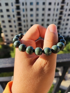 纯天然阳起石手串男士女士皆可情侣款民族风手链不加色不烤色不上