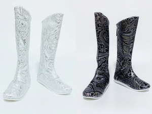 bjdsd娃娃用 bjd娃鞋 古风鞋 暗纹云纹靴 3分大叔