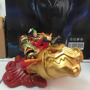 金克丝英雄联盟lol暴走萝莉导弹金克丝神龙烈焰金克丝手办