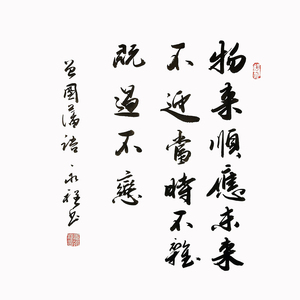 【书法】中书协 韦永程《曾国潘语》手绘真迹国画书画收藏99